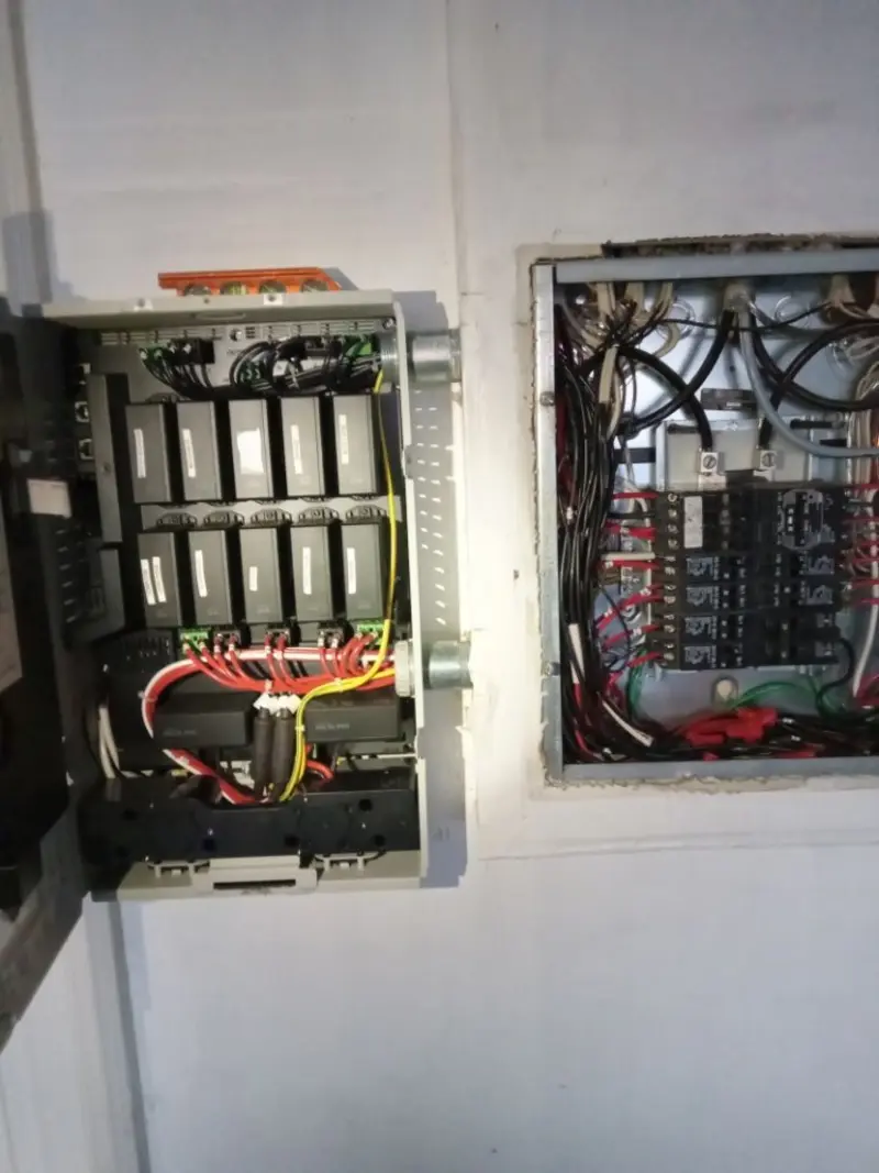 Electrical panel upgrade completed for Security Camera Wiring in Suncoast Estates